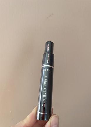 Туш для вій з подвійним ефектом the one double effect
