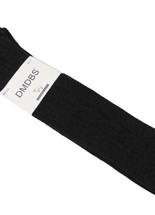 Вязаные теплые гольфы кашемир 36-41 черные dmdbs 552