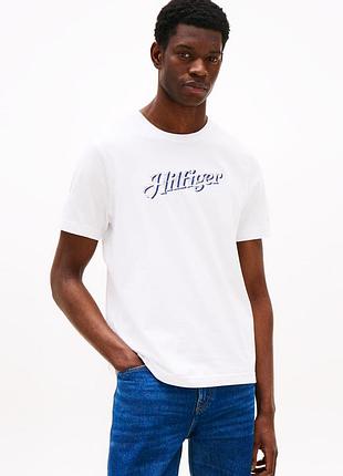 Мужская футболка tommy hilfiger с логотипом