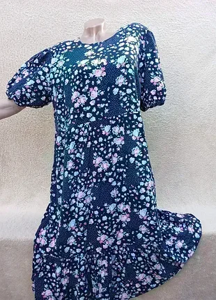 Ярусное платье,р50-52💙💙💙