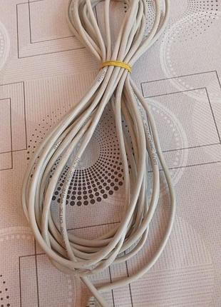 Мережевий кабель ethernet rj-45 7 м (патч-корд lan), білий
