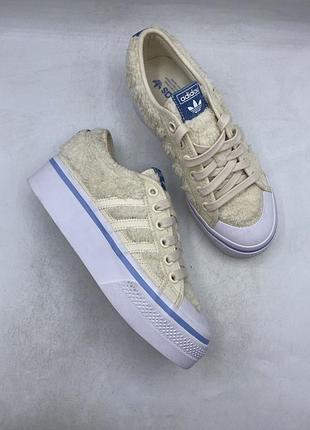 Кеди adidas nizza platform sherpa (h02698) оригінал
