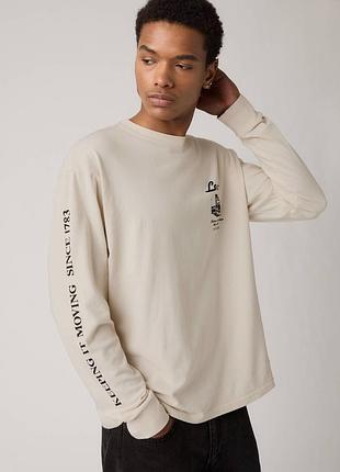 Мужской лонгслив levi's с принтом 3