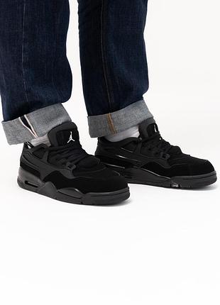 Стильные кроссовки air jordan retro 4 black cat