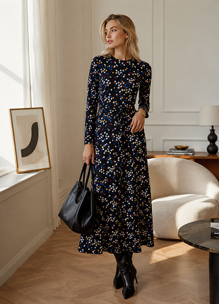 Сукня міді з віскози від zara