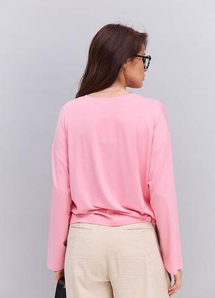 Акция розовый лонгслив oversize 3