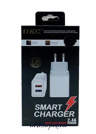 Адаптер fast charge ar 001 2 usb