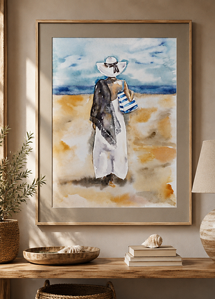 Акварельный рисунок 29,5 × 40,5