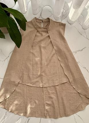 Легенька жіноча бежева блуза shein