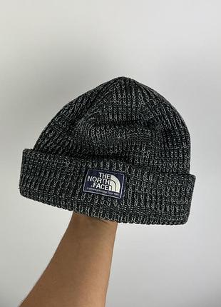 Шапка the north face salty dog beanie оригінал сіра унісекс трекінгова туристична