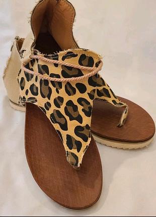 Сандалии женские, very g leopard sandal, размер 37