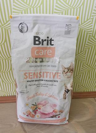 Brit care sensitive сухой корм для деликатного питания