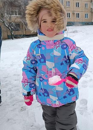 Зимовий комбінезон для дівчинки