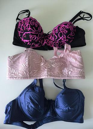 Три бюсти primark та asos ,лот,ціна за 3 од.