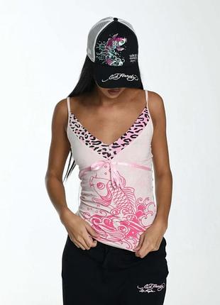 Майка топ ed hardy р s , новая