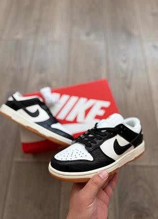 Стильные женские кроссовки nike dunk low lx "black white"