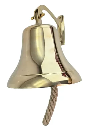 Дзвін ринда латунний (d-18 см h-17 см)