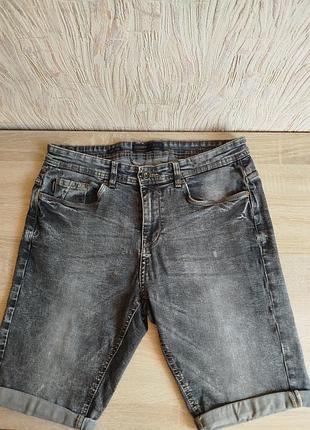 Мужские джинсовые шорты cropp denim lab (размер w32, regular)