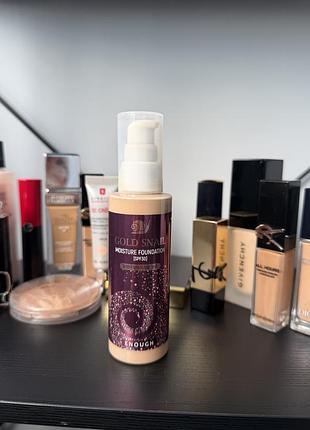 Тональна основа gold snail moisture foundation з spf30 та муцином равлика.