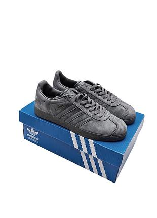 Чоловічі кросівки adidas gazelle графіт🔥