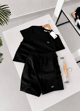 Чоловічий літній костюм lacoste футболка-шорти