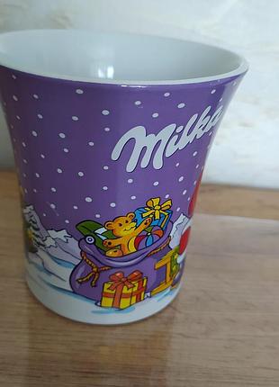 Коллекционная рождественская чашка milka, серия 5