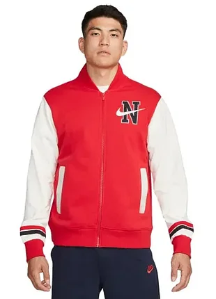 Nike retro varsity (l/xl) college jacket мужской бомбер куртка кофта