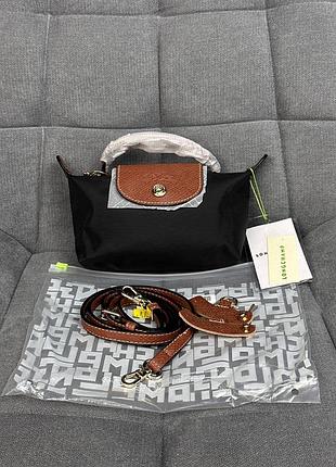 Жіноча трендова сумка longchamp le pliage mini xs