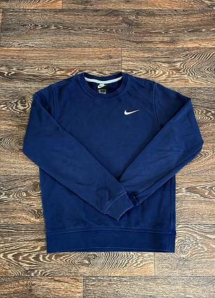 Nike crewneck sweatshirt navy — оригінал | розмір s