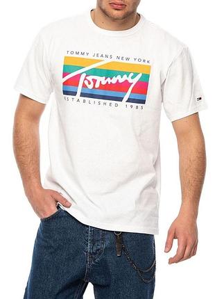 Футболка чоловіча tommy hilfiger біла