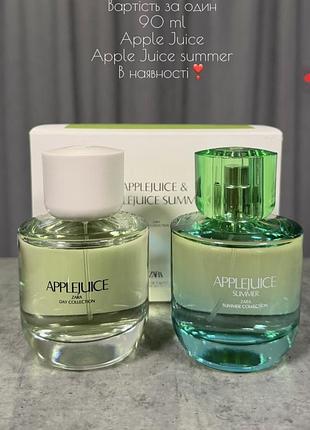 Парфуми духи zara applejuice, applejuice summer оригінал. іспанія!