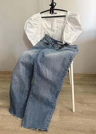 Zara прямі джинси прямые джинсы