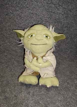 Мягкая игрушка магистр йода (star wars / звездные войны),