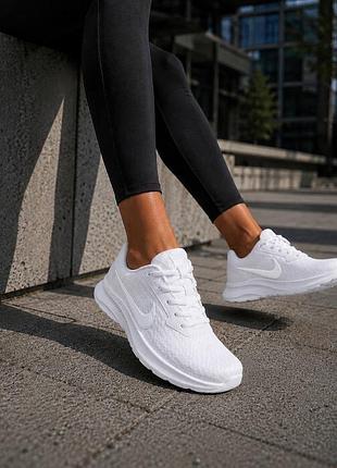 Nike жіночі білі кросівки | легкі літні кросівки | повсякденне спортивне взуття женские кросовки белие 36-41