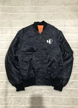 Bomber (xl) ma-1a england jacket airman’s 100% nylon мужской бомбер