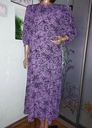 Вискозное платье m&amp;s collection 5
