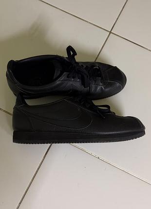 Кросівки nike classic cortez leather black anthracite