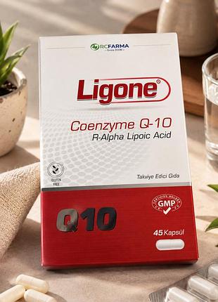 L i g o n e —- c o e n z y n e  q 10+ a l f a   l i p o i c  a s i d + vit e - 45 kap