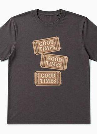 Футболка з принтом good times