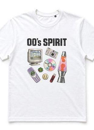 Футболка з принтом 00' spirit
