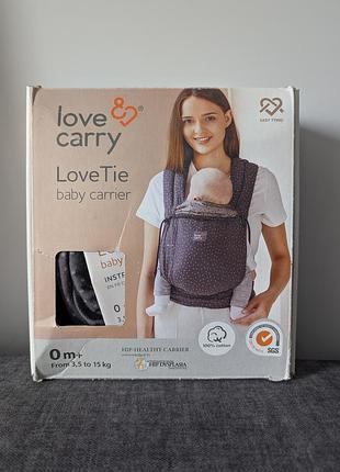 Слінг love & carry love tie - граніт lovetie (0-24 міс)