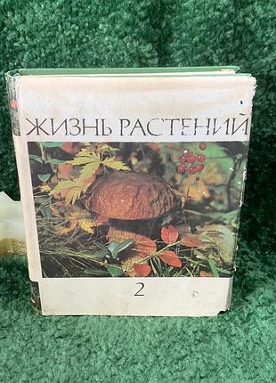 Книга енциклопедія том 2 гриби «життя рослин» «освіта» 1976 н7054  другий том фундаментальної енциклопедії «життя рослин», присвячений дивовижному сві