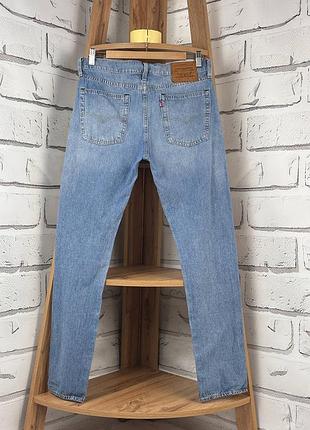 Джинсы мужские levis 510 голубые размер 32/32