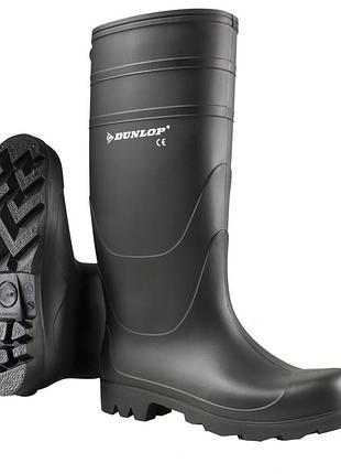 Сапоги резиновые dunlop universal р.45 чёрные (арт.55310)