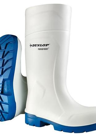 Чоботи гумові dunlop 40р multigrip foodpro білі, підошва src, s4, purofort -20°c (арт. са61131)