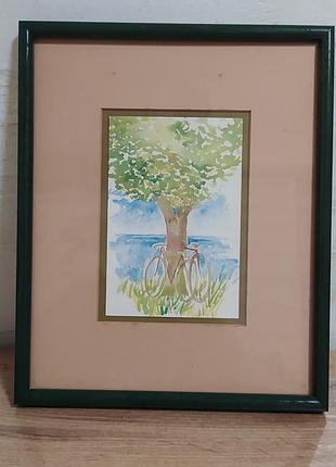 Акварель,картина з паспарту. 28*23,5