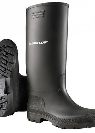 Сапоги резиновые dunlop р.37 pricemastor чёрные (арт.380pp)