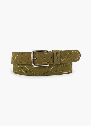 Замшевий ремінь levi's
