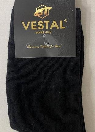 Шкарпетки чоловічі 40-45 чорний vestal 24409