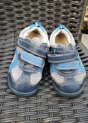 Кожаные кроссовки clarks 22 размер ботинки